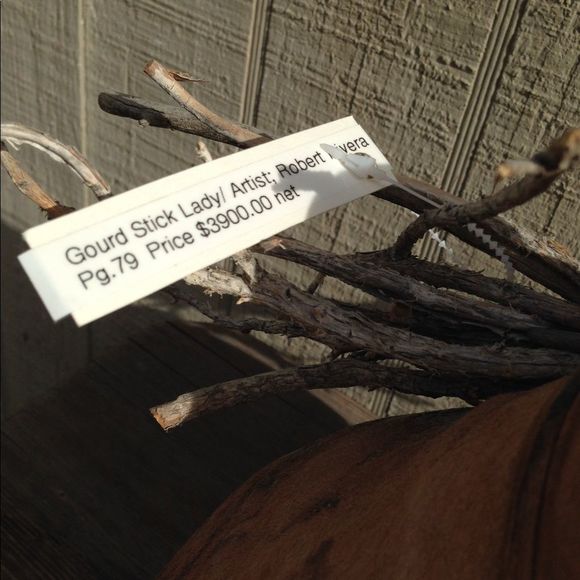 Rare, Authentic Gourd Lady by Robert Rivera - Picture 8 of 12